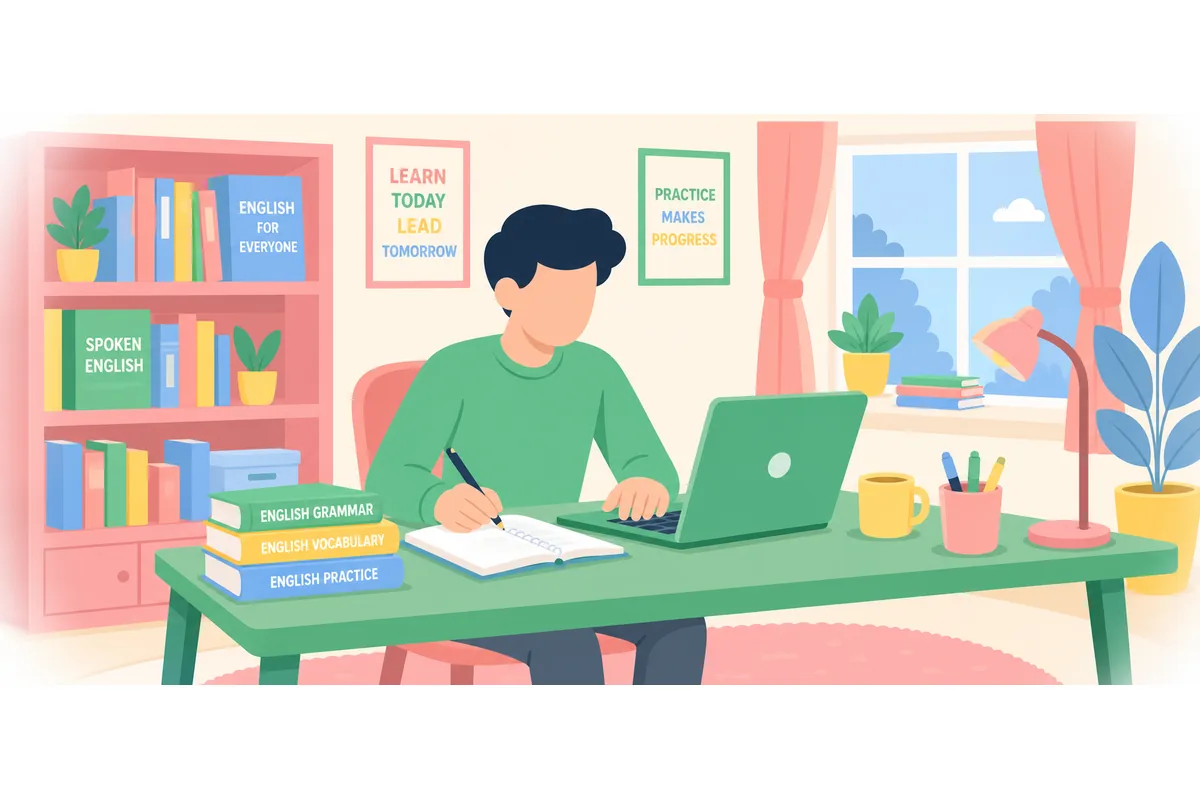 I want to improve my English skills.