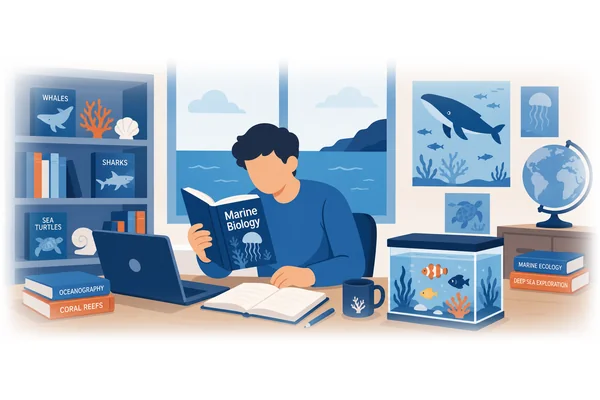 I am interested in learning about marine biology.