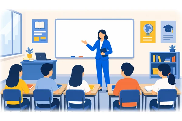 I am your new teacher, aren't I?