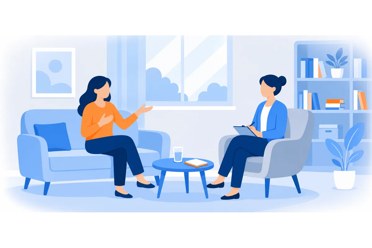 Her therapist let her explore her emotions without judgment during their sessions.