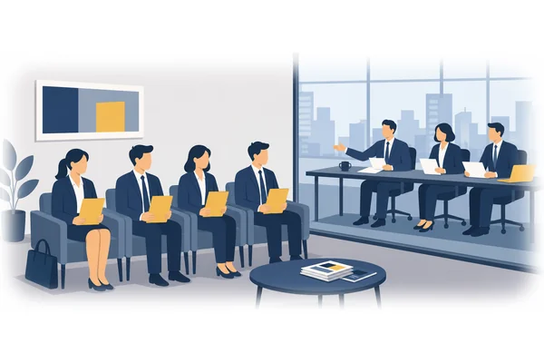 The committee made the applicants undergo three rounds of interviews.