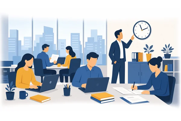 The manager made the team work overtime to meet the deadline.