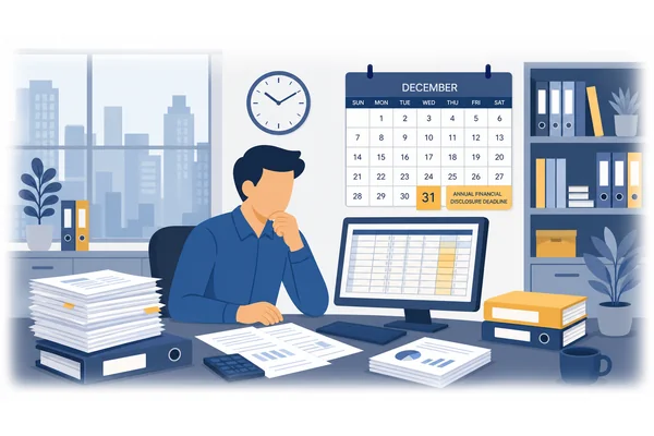 The regulations make companies disclose their financial records annually.