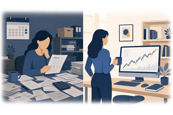 She wouldn't be struggling financially now if she had invested her money wisely a decade ago.