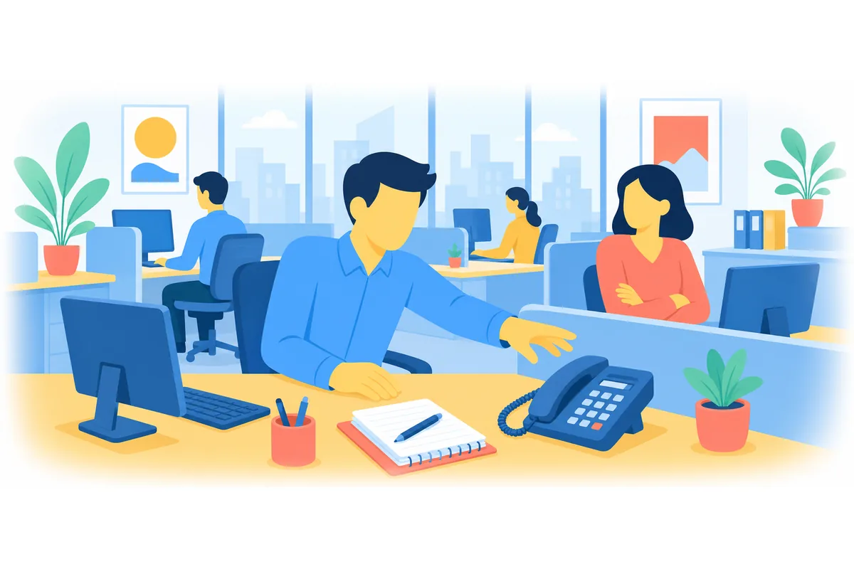 Employees may not use the office phone for personal calls.