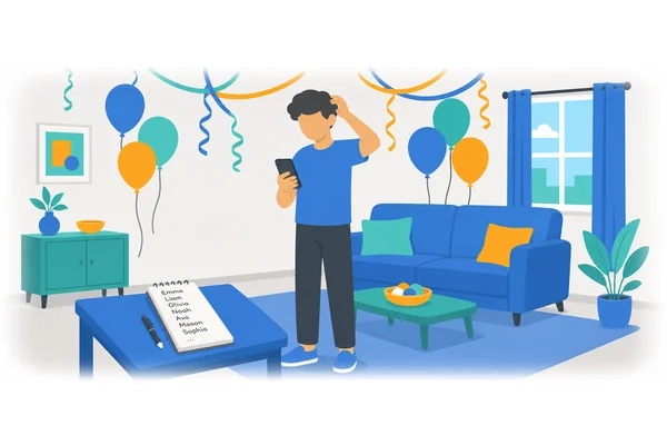 How many people are coming to the party?