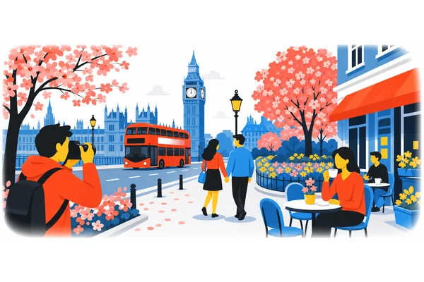 There are many reasons to visit London in spring.
