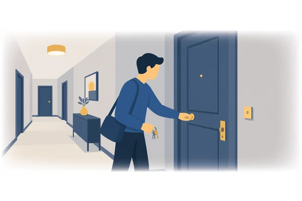 Please unlock the door.