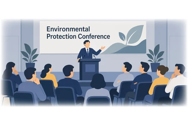 The minister's assertion that the government was committed to environmental protection faced immediate scrutiny.