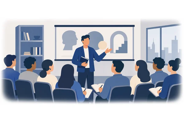 His articulation of complex philosophical concepts made the seminar intellectually rigorous.