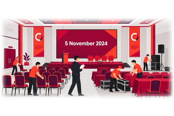The conference starts on 5 November 2024.