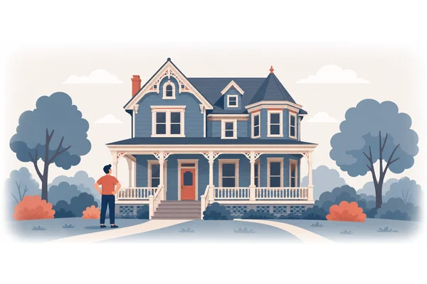 That is a beautiful old house.