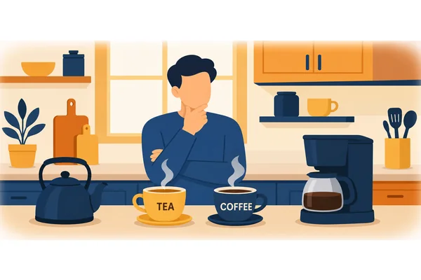 Would you like tea or coffee?
