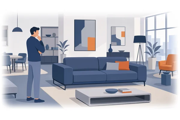 I want to buy a comfortable modern Italian sofa.