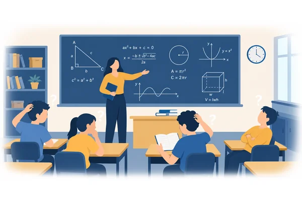 That confusing explanation left the students confused.