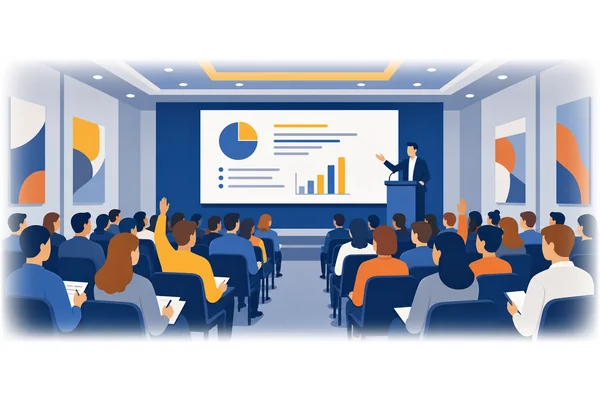 The conference was attended by over 500 people.