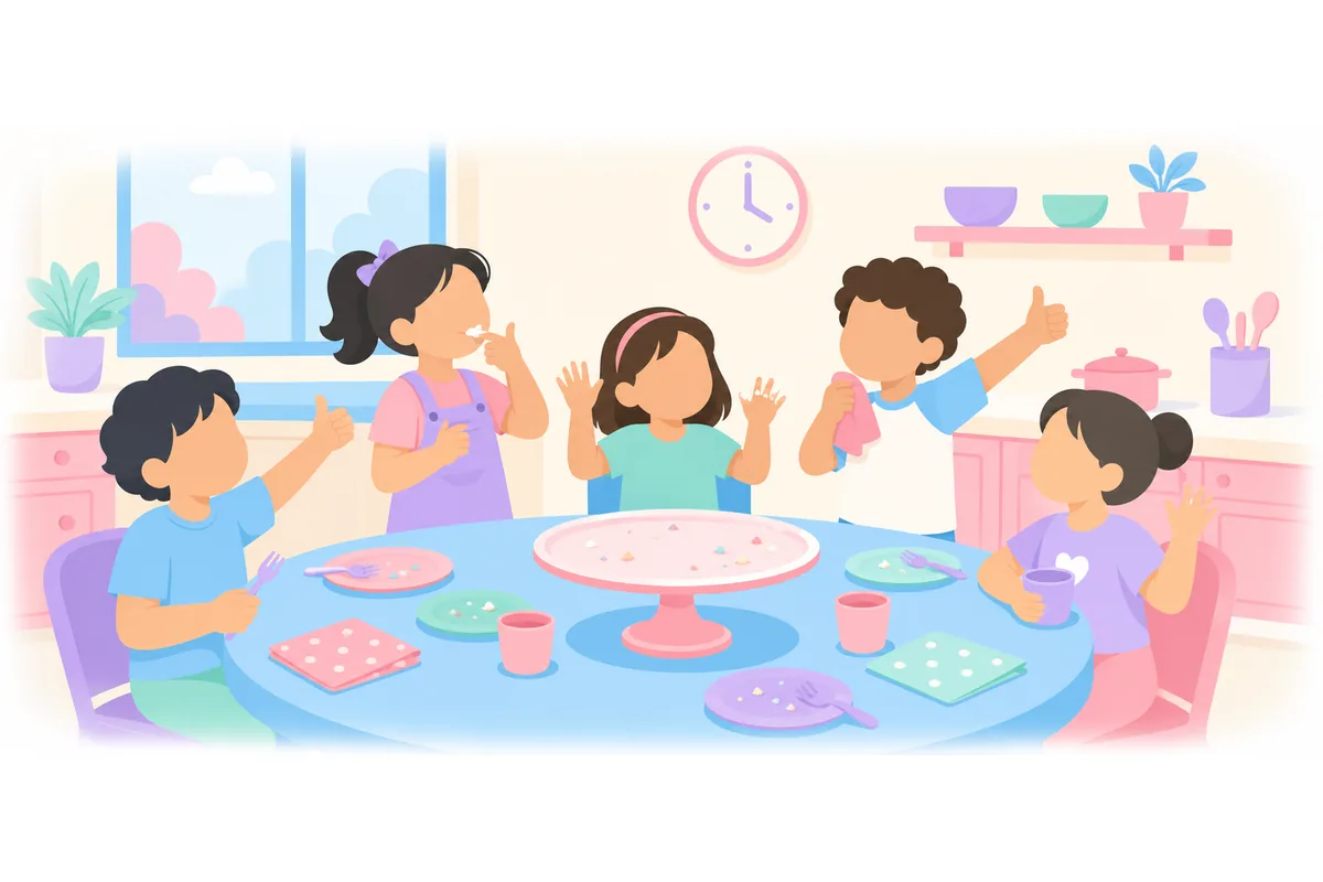The cake was eaten by the children.