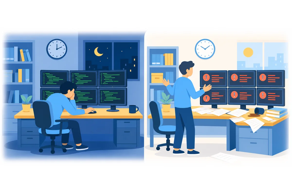 Had the software been running continuously for 48 hours when the system crashed?