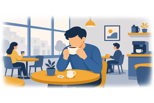 The coffee with milk and sugar tastes better.