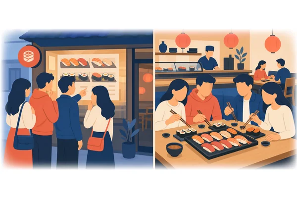 They have never tried sushi before.