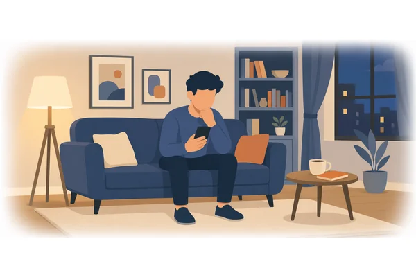 He didn't call you yesterday, did he?