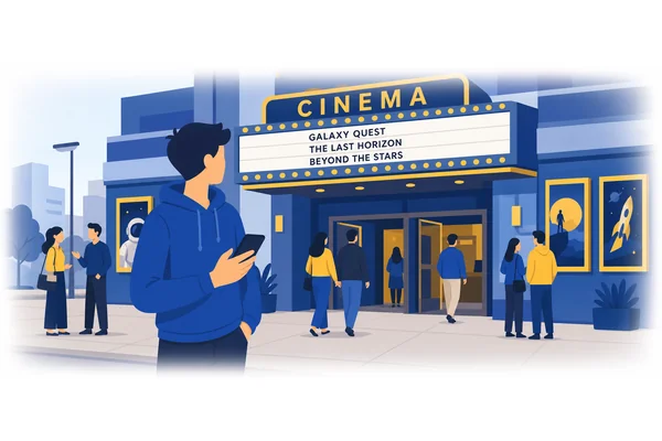 Who did you go to the cinema with?