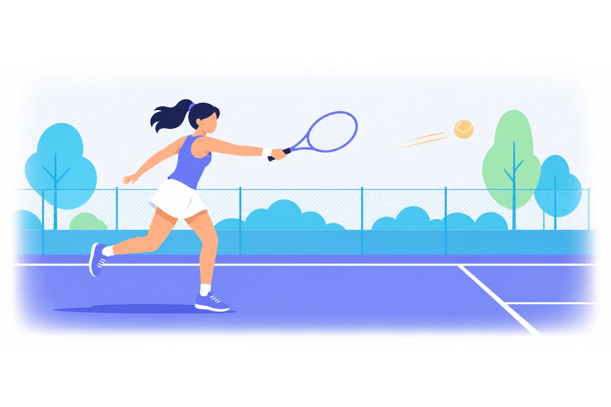 She played tennis last weekend.