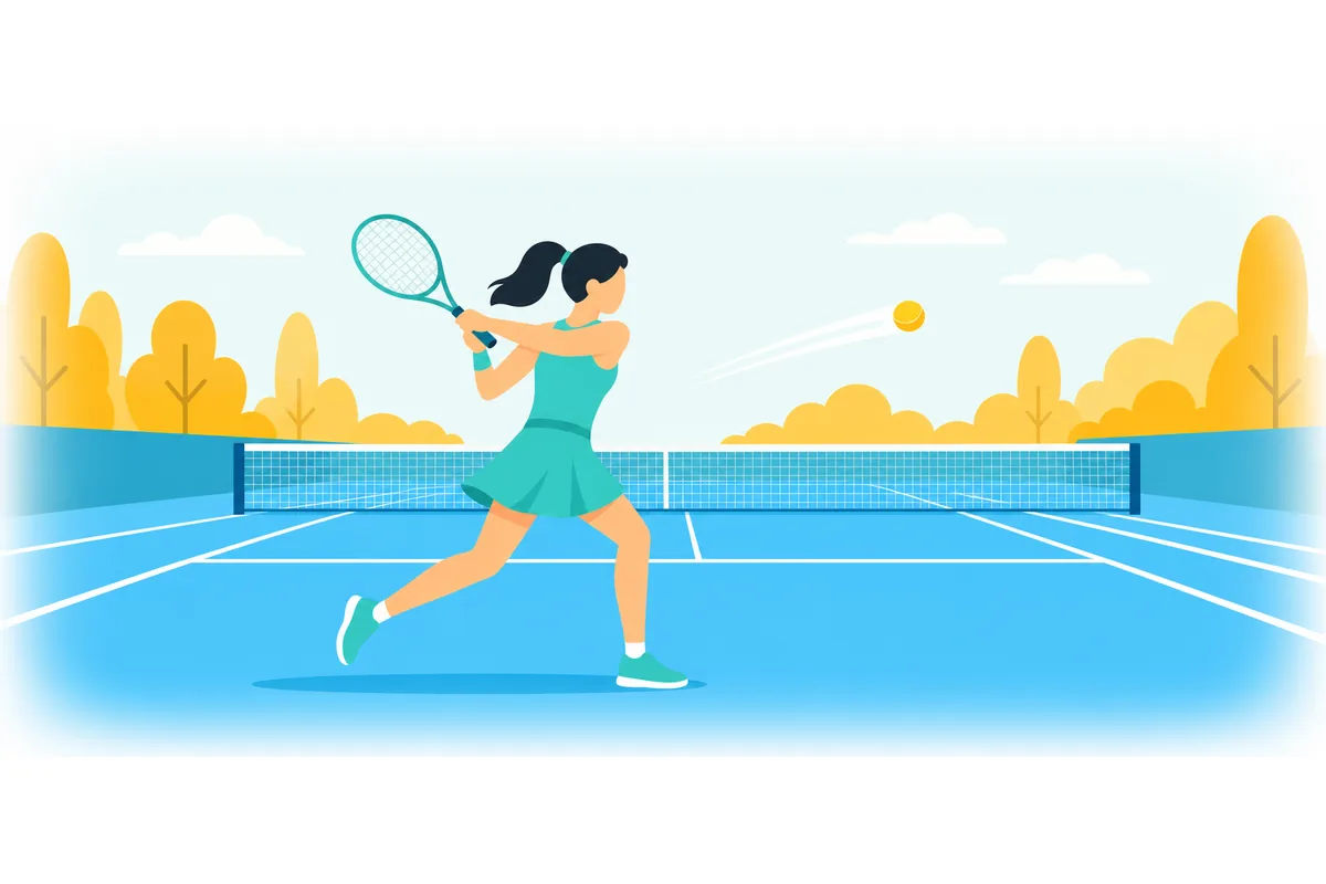 She played tennis last weekend.