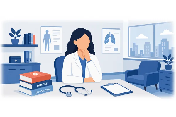 The woman who helped me is a doctor.