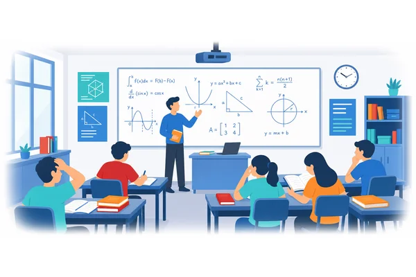 The topic which the teacher was talking about was difficult.