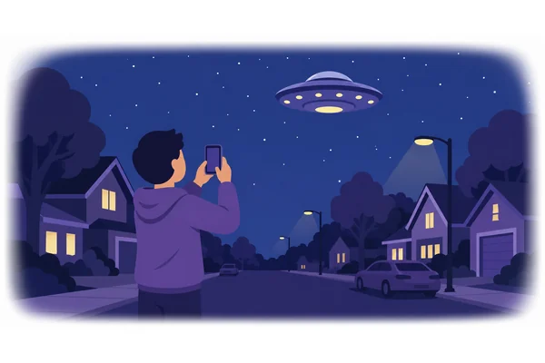 What would you do if you saw a UFO?