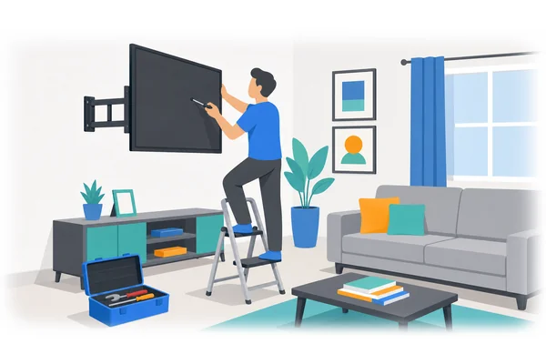 These flat-screen televisions are much easier to hang on the wall.