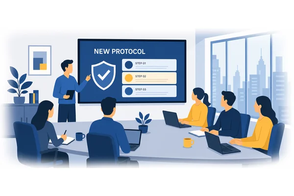 The board demands that all employees adhere to the new protocol.
