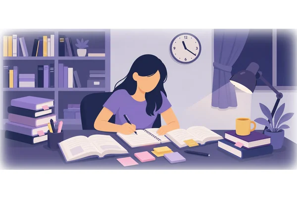 She studied hard so that she could pass the exam.