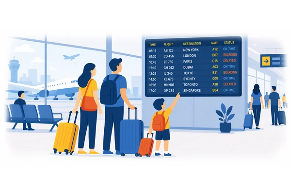 My parents love travelling, and I do too.
