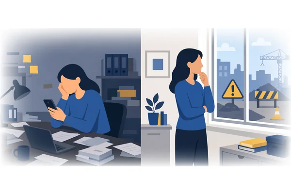 If she hadn't been distracted, she should have noticed the warning signs.