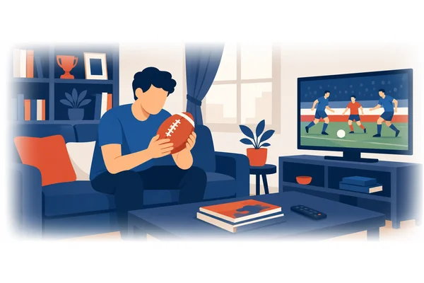 Does he like football?