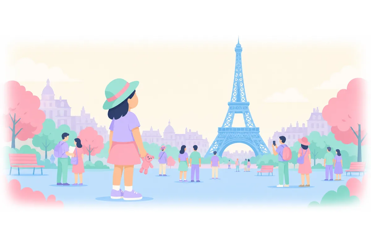 I remember visiting Paris as a child.