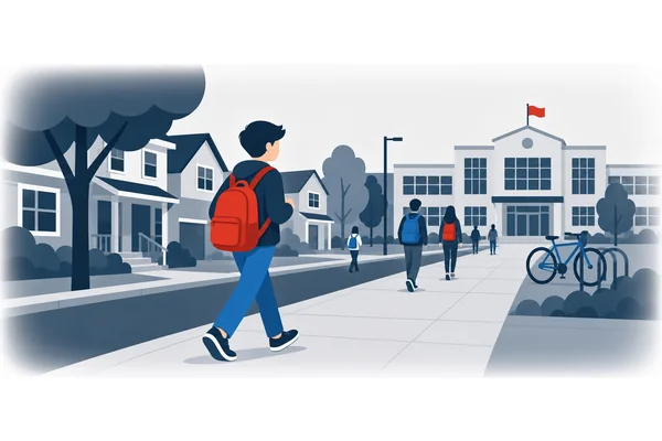How do you go to school?