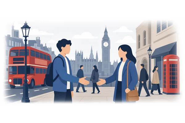 It was in London where they first met.
