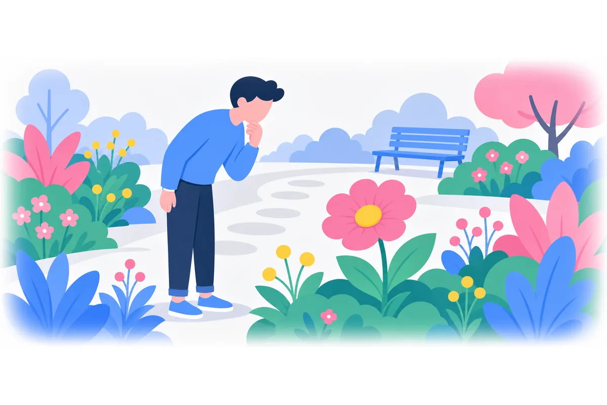 I can see a beautiful flower in the garden.