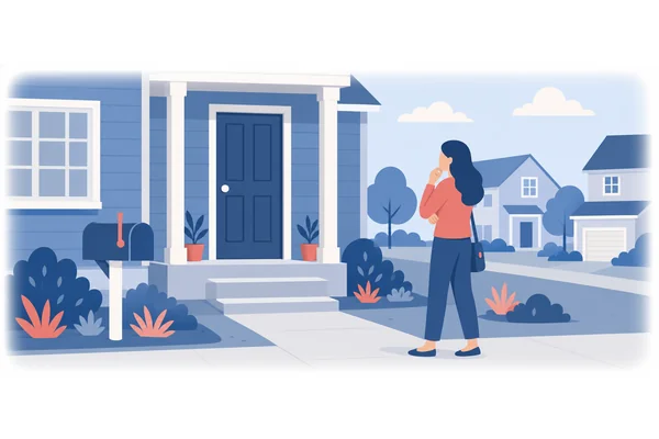 She doesn't live here, does she?