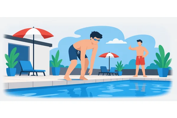 He can swim, can't he?