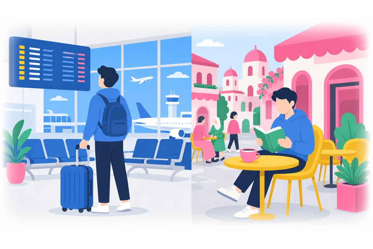 Traveling abroad has broadened my perspective on life.
