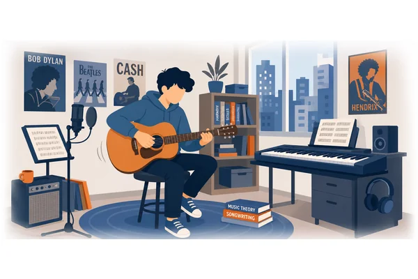 My dream is to become a professional musician.