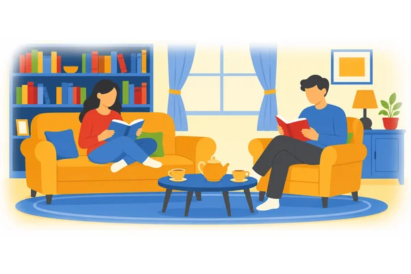 Sarah enjoys reading novels, and Tom does too.