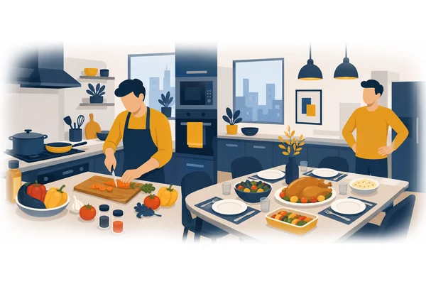 By the time you arrive, I will have prepared dinner.