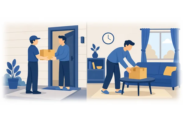 The package has been delivered to your address.