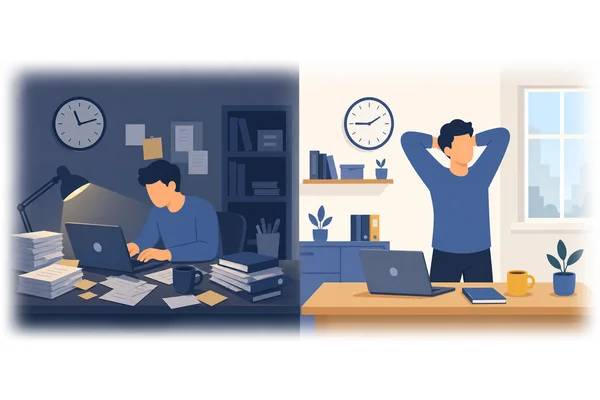 Had you finished the project before the deadline passed?
