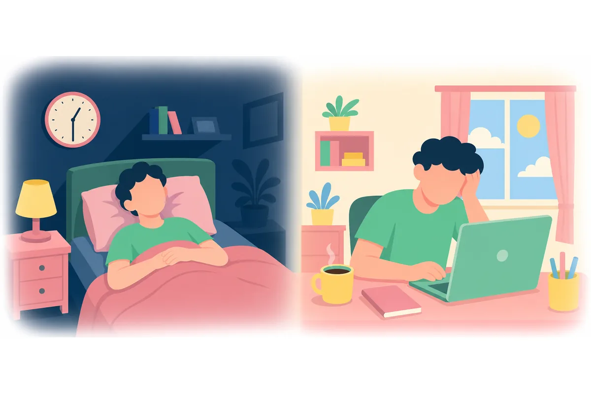 I haven't been sleeping well lately because of the stress.